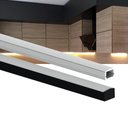 Ver imagem 1 de Perfil para Fita de Led Sobrepor Taschibra Sope Kit 2 Metros Preto