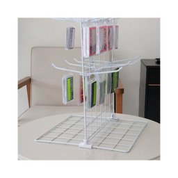 Expositor para Chaveiro e Bijuteria 0,30 X 0,40m com 16 Ganchos - Cor:branco - 2