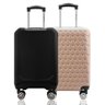 Kit Duas Malas De Bordo Rígidas 360º - Gladiador A6C1 Tamanho: Único;Cor: Preto e Rose Gold;Gênero:  - 1