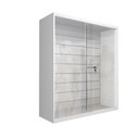 Ver imagem 1 de Expositor MDF com Portas Correr Vidro 100cmx90cmx40cm