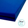 Colchão Solteiro RG Hospitalar Impermeável Espuma D23 Azul 188x88x14  - 3