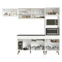 Ver imagem 5 de Armário Cozinha Modulada Completa 252cm Florença Multimóveis MP2447 Branco