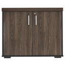 Ver imagem 6 de Balcão para Escritório 90cm 2 Portas Corp A06 Charuto/preto - Mpozenato