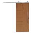 Ver imagem 2 de Porta Correr Pmf-134 Trilho Soft Aparente Puxador Tubo 80cm 72x210cm Rodam Abertura Esquerda