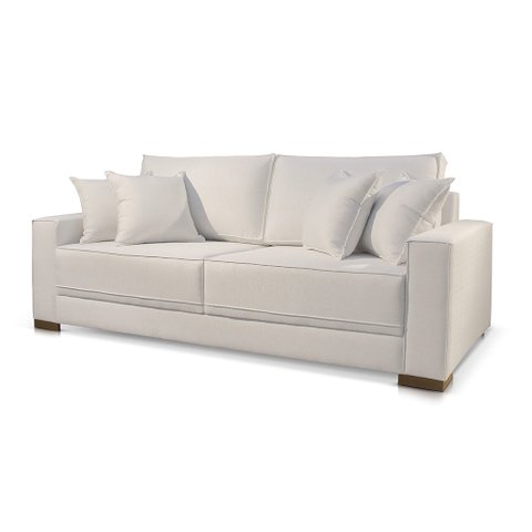 Sofá Living Hotello Linho OffWhite 01T 2m