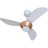 Ventilador de Teto Ventisol Mistral 3 Pás Branco/bronze Bivolt - 3