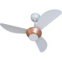 Ver imagem 3 de Ventilador de Teto Ventisol Mistral 3 Pás Branco/bronze Bivolt
