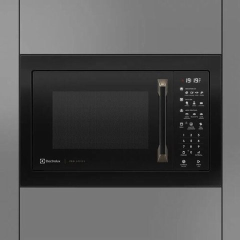 Micro-ondas Electrolux de Embutir Mv43T Grill e Painel Glass Touch Preto 110V 54341Pba135