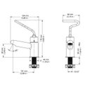 Ver imagem 4 de Torneira para Banheiro de Mesa Pressmatic 1/2" Chrome Docol