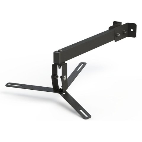 Suporte Projetor Datashow Mini Led Parede Braço 40 Cm - Preto