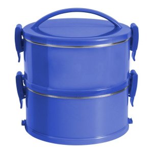 Marmita Termoprática Azul Conjunto 2 Unidades