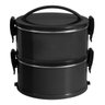 Marmita Termoprática Preta Conjunto 2 Unidades - 1