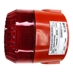 Sirene Eletrônica Visual Multisom Tensão Ac 110v 220v Vermelha Btk-srz3484-ac - 2