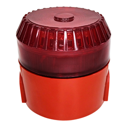 Sirene Eletrônica Visual Multisom Tensão Ac 110v 220v Vermelha Btk-srz3484-ac - 1