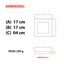 Ver imagem 6 de Painel Led Sobrepor Avant Pop 12W 3000k Quadrado 17cm Bivolt