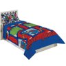Jogo de Cama Infantil Lepper Vingadores Solteiro 3 Peças Microfibra Azul - 1