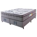 Ver imagem 5 de Cama Box Queen Colchão Ortofirm + Box 158x198x67 One Face Espuma D45 Cinza