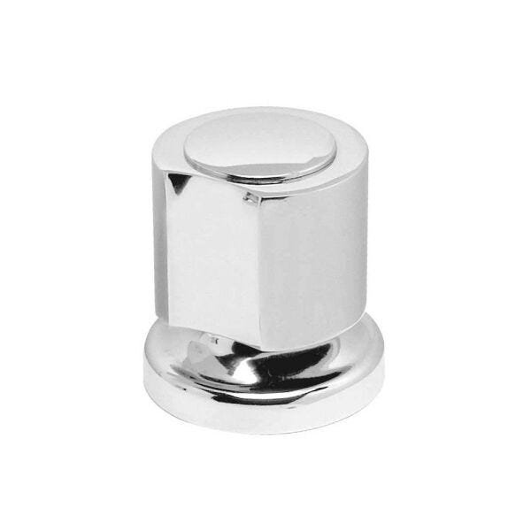 Acabamento para registro 1/2" 3/4" e 1" C40 cromado Esteves - 2