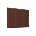 Ver imagem 2 de Persiana Horizontal 25mm Alumínio Crisdan sem Furos Aparente Largura 1,50 X 1,20 Altura Marrom