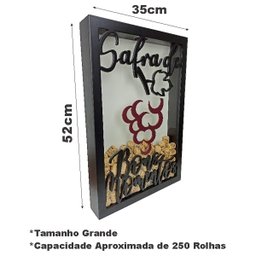 Quadro Porta Rolhas - Safra de Bons Momentos - 250 Rolhas - 4