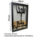 Ver imagem 4 de Quadro Porta Rolhas - Poesia Engarrafada - 150 Rolhas