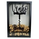 Ver imagem 1 de Quadro Porta Rolhas - Poesia Engarrafada - 250 Rolhas