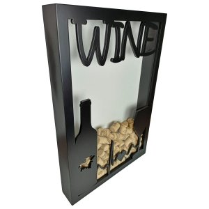 Quadro Porta Rolhas Wine 250 Rolhas