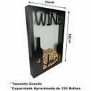 Ver imagem 4 de Quadro Porta Rolhas Wine 250 Rolhas