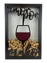 Ver imagem 1 de Quadro Porta Rolhas - Amor Por Vinho - 150 Rolhas