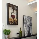 Ver imagem 2 de Quadro Porta Rolhas - Amor Por Vinho - 250 Rolhas