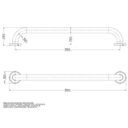 Ver imagem 3 de Barra de Apoio 60cm Aço Escovado Docol