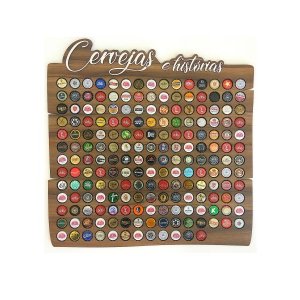 Quadro Porta Tampinhas - Linha Rustic -180