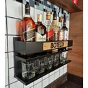 Ver imagem 2 de Barzinho de Parede - Tema Boteco - cor Preto Fosco