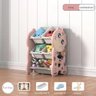 Estante Infantil Bau Organizador de Brinquedos Caixa Multiuso Porta Treco Armario Quarto Bebe Girafi - 2