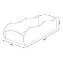 Ver imagem 3 de Mini Cama Infantil Carro - Branca