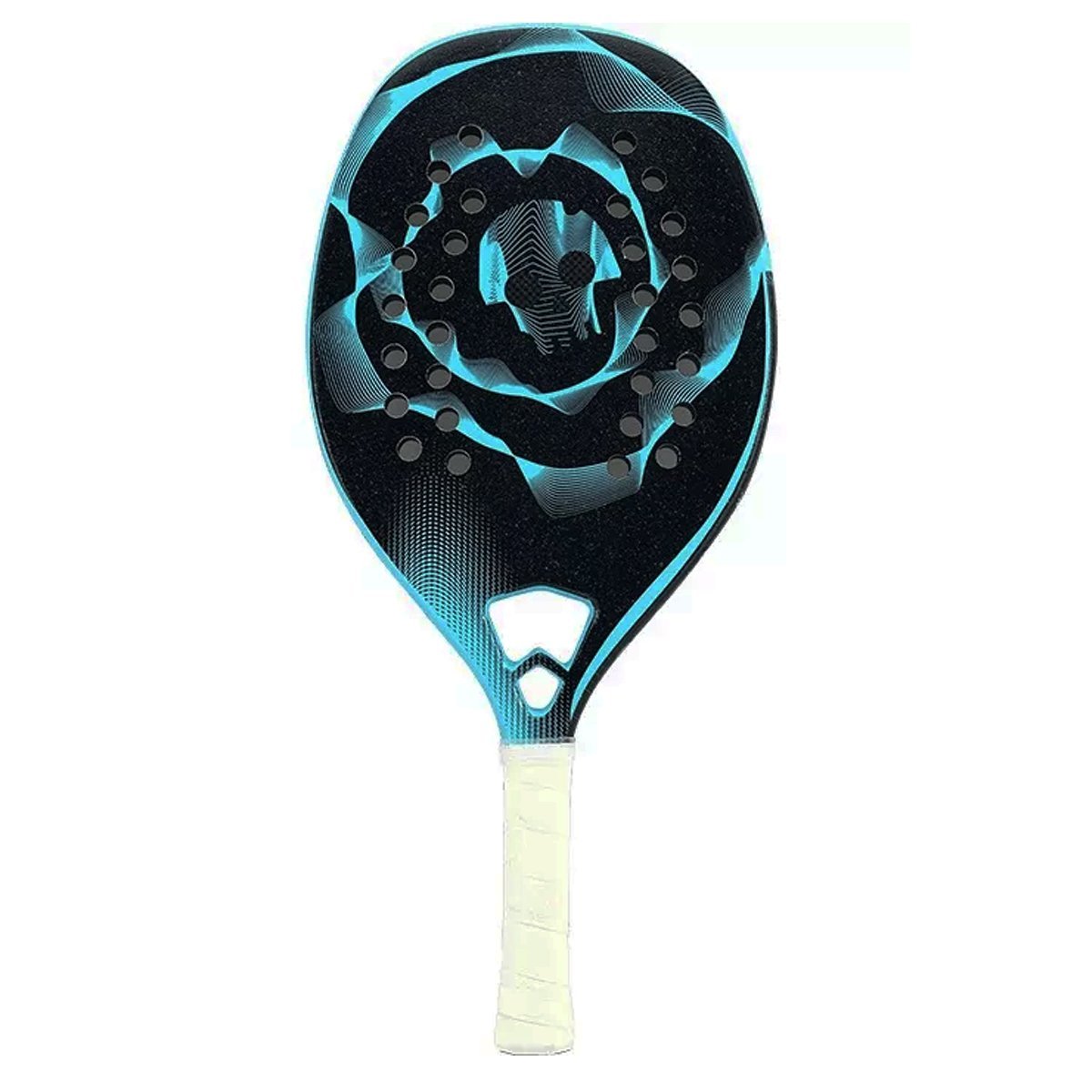 Raquete Beach Tennis Turquoise Black Death Challange - Azul
