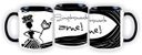 Ver imagem 1 de Caneca Simplesmente AME por Lu.Z 300ml, com alça e interior preto
