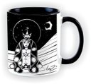 Ver imagem 4 de Caneca Nossa Senhora Aparecida (Cidinha) por Lu.Z 300ml, com alça e interior preto