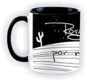 Ver imagem 2 de Caneca Nossa Senhora Aparecida (Cidinha) por Lu.Z 300ml, com alça e interior preto
