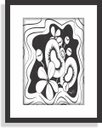 Ver imagem 1 de Quadro Pequi por Lu.Z 33,5x42cm preto e branco
