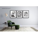 Ver imagem 2 de Quadro Pequi por Lu.Z 33,5x42cm preto e branco