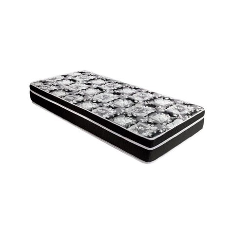 Colchão Solteiro Luckspuma Espuma D45 Gran Luck Pro Black (78x188x17) - 