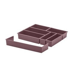 Organizador de Talheres com Extensor Vermelho - 1