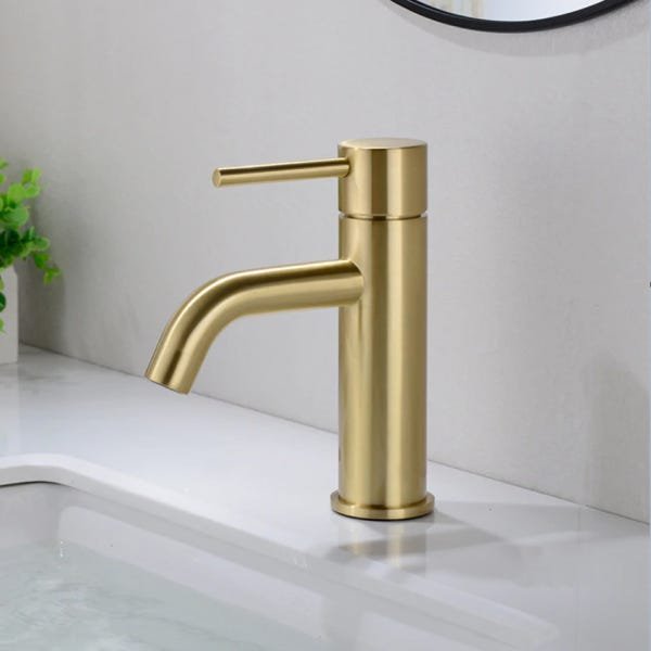 Torneira Ouro Envelhecido para Banheiro Lavabo Fanny - Premierdecor - 1