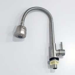 Torneira Cozinha Gourmet Ducha Móvel Classic Inox Escovado - 2