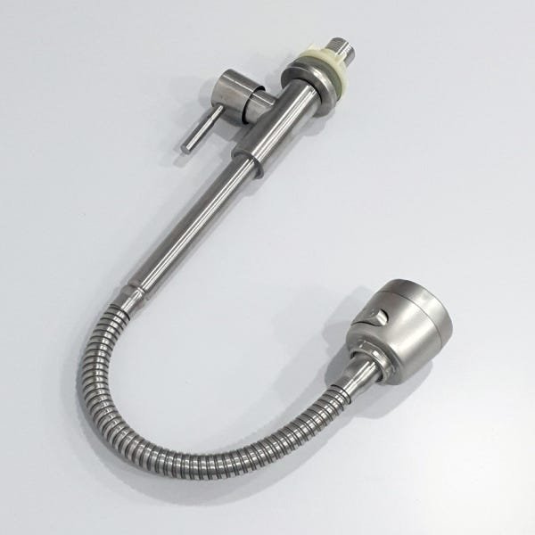 Torneira Cozinha Gourmet Ducha Móvel Classic Inox Escovado - 3