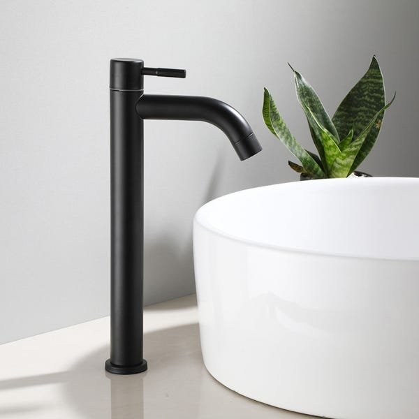 Torneira Preta para Banheiro Lavabo Bica Alta Fanny - Premierdecor - 1