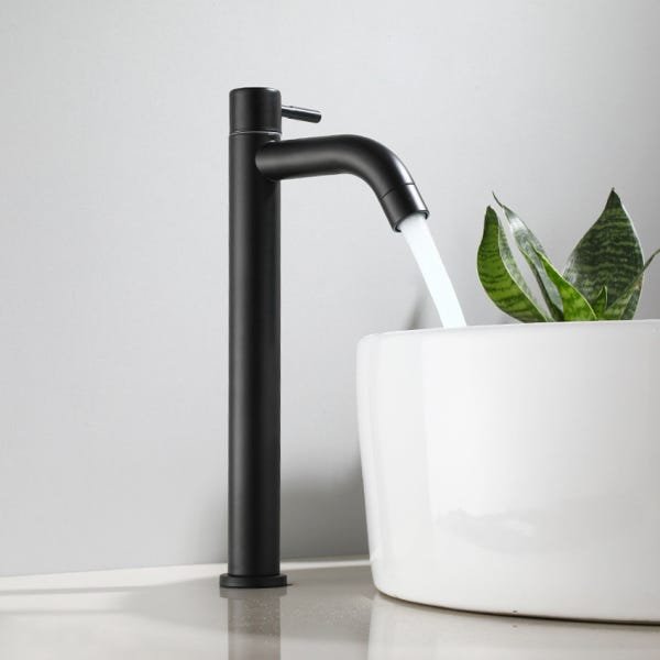 Torneira Preta para Banheiro Lavabo Bica Alta Fanny - Premierdecor - 2