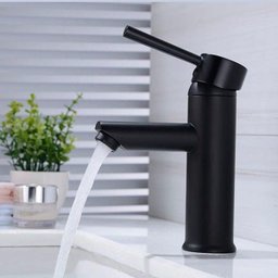 Torneira Misturador Monocomando Preto para Banheiro Lavabo Roma - Premierdecor - 2