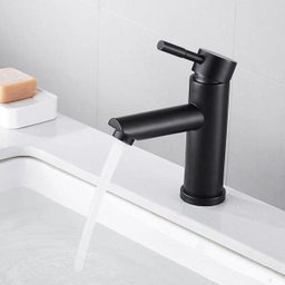 Torneira Misturador Monocomando Preto para Banheiro Lavabo Roma - Premierdecor - 4